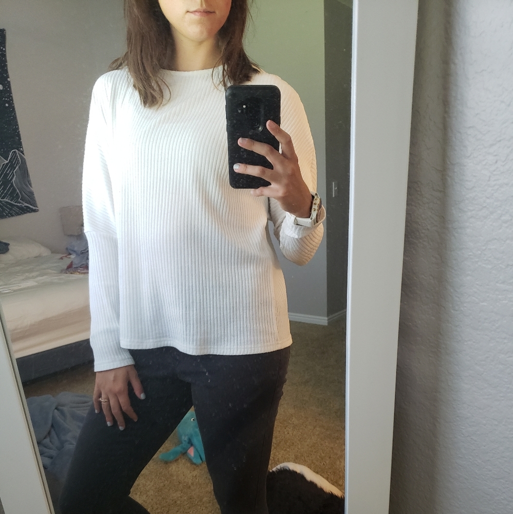 ☆white sweater☆